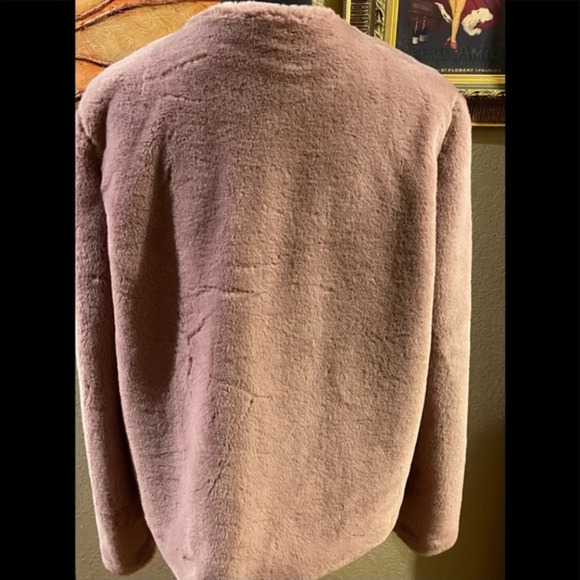 Promesa Studded Teddy Jacket, Mauve, Large - Picture 9 of 11